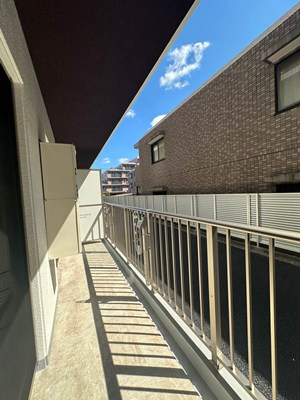 【バルコニー】 | ルーチェ日吉 | バルコニーは南向きです！お洗濯物はお昼からでも乾きそう☆2部屋から出入りできるのでお洗濯物の出し入れに便利ですね♪