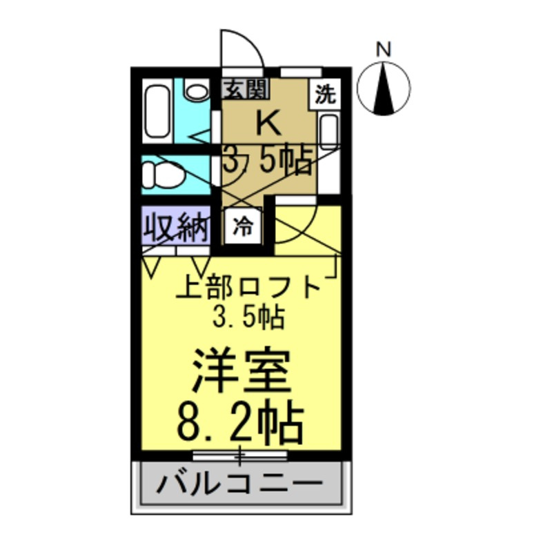 クラーラナカネの間取り