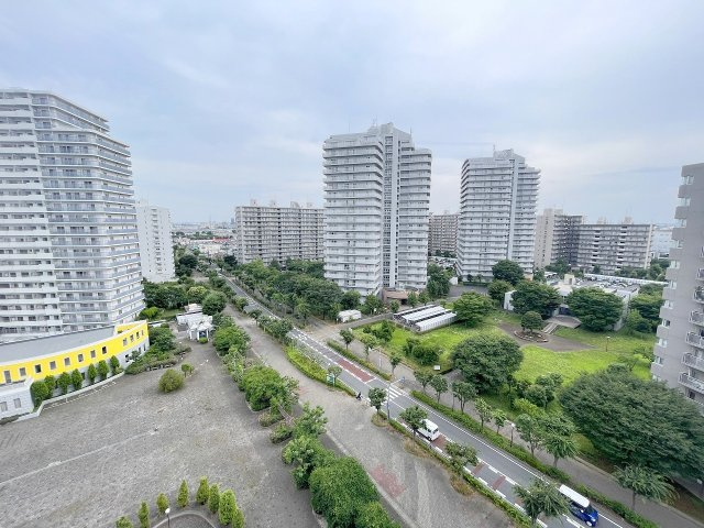 パークフィールドみさと2街区2号館の展望|バルコニーからの眺めです