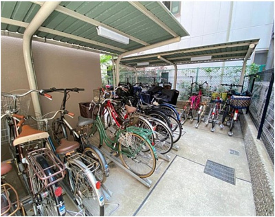 【駐車場】 | バンベール堺フェニックス通り | 敷地内駐輪場です