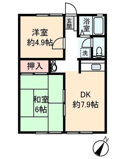 【間取り】 | シティハイム アベニュー