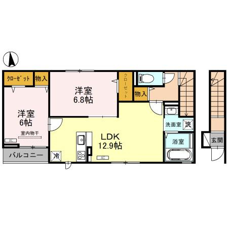 Largo　本町の間取り