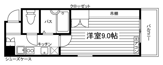 エスペランス四条烏丸の間取り