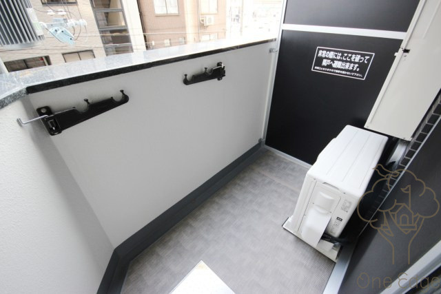 プレサンス梅田東ベータのバルコニー