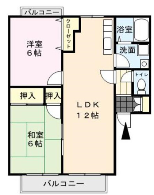 グリーンタウン津留崎の間取り