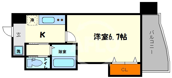 Luxeドーム前Ⅱの間取り|ラグゼドーム前Ⅱ　間取り