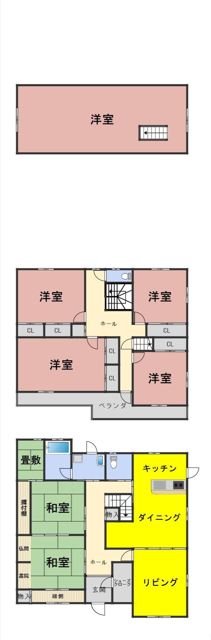 ６３４７４　大垣市外野町中古戸建て