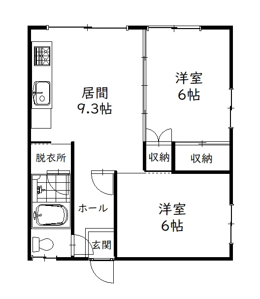 すみれマンションの間取り