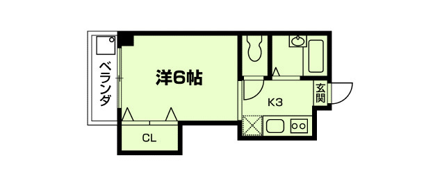 ジュネス寺島の間取り|代表的な間取りです。
