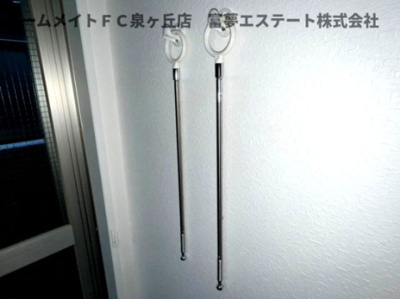 【その他】 | エヌエムキャラントサンクサウス | 室内物干し
※イメージ　同物件別号室の写真