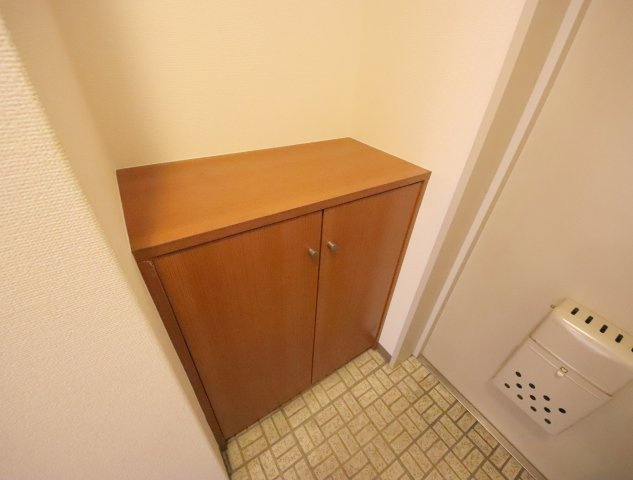 インペリアル東生駒の玄関