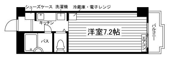 ダイヤモンドパレス堀川の間取り|代表的な間取りです