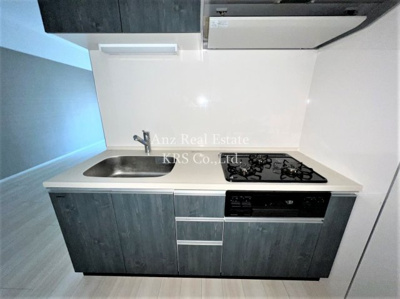 【キッチン】 | メリディアナ天満橋 | 3口ガスコンロでグリル付き！使いやすいキッチン！