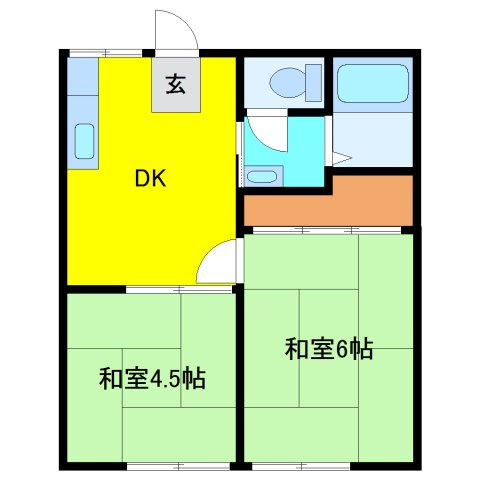 大塚南ハイツの間取り