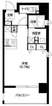 アーバネックス北浜の間取り