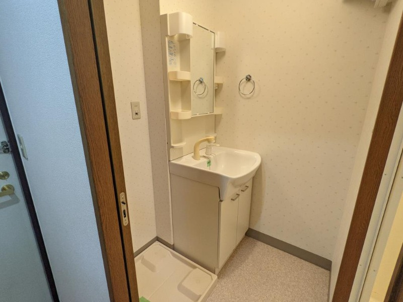 マリべール日向の洗面所|忙しい朝には欠かせない洗面所です