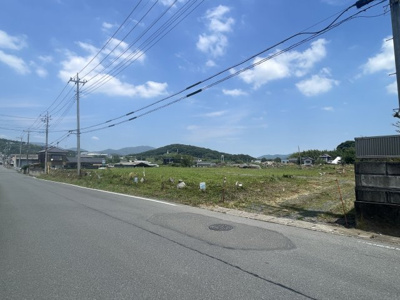 【前面道路含む現地写真】 | 桜川市青柳4137坪売地