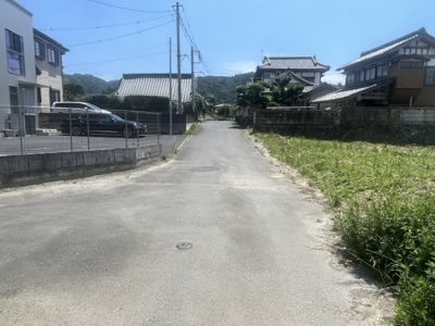 【前面道路含む現地写真】 | 桜川市青柳4137坪売地