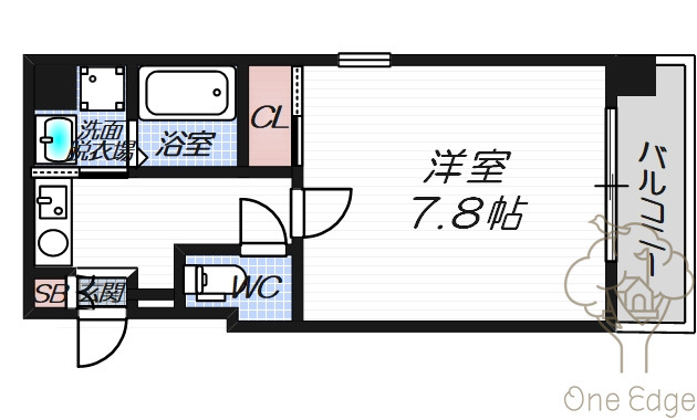 ビガーポリス101扇町の間取り