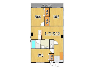 【間取り】 | ティアラパレス