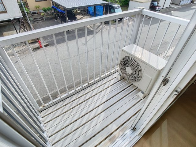 レジデンスピーコックのバルコニー