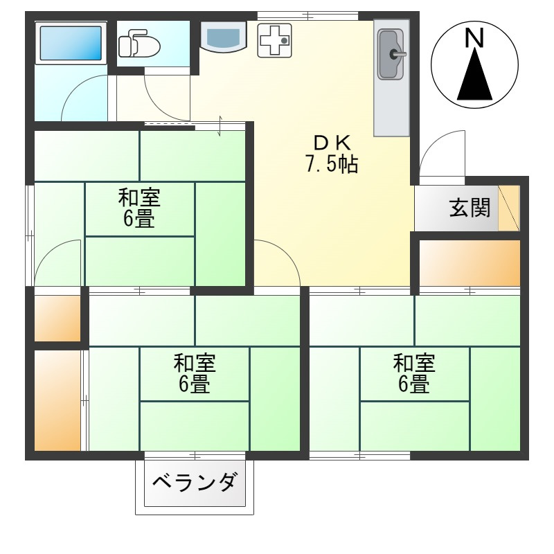レジデンスピーコックの間取り