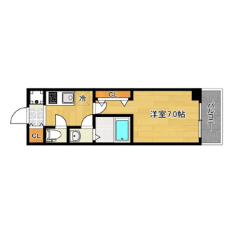 【間取り】 | グランパシフィック難波南