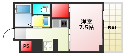 ウォブ本町ウエストの間取り