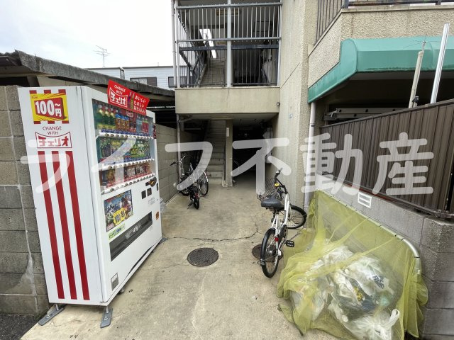 ハイツ夕佳のエントランス|清潔なエントランスです