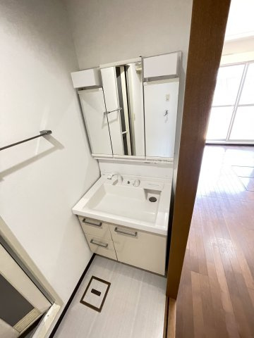 昭島市中神町の賃貸マンションの洗面所