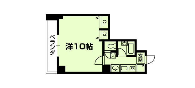 オクムラビルの間取り|代表的な間取りです。