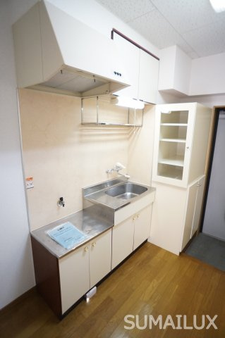 熊本市中央区本山町の賃貸マンションのキッチン