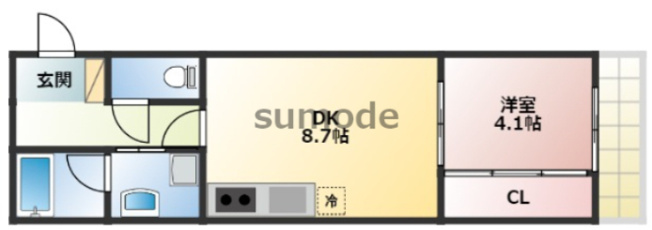 【間取り】 | アート摂津富田