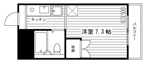 フェニックス二条の間取り