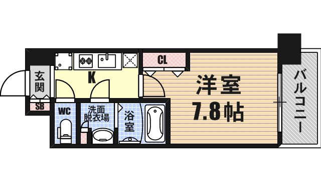 【間取り】 | コンフォリア心斎橋EAST