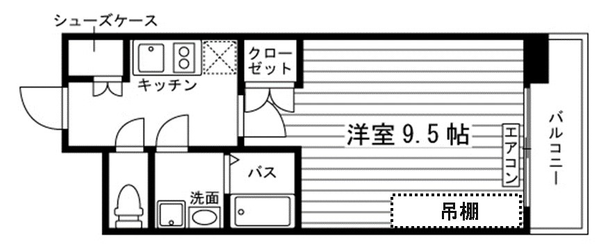 アヴァンツァーレ京都の間取り|代表的な間取りです
