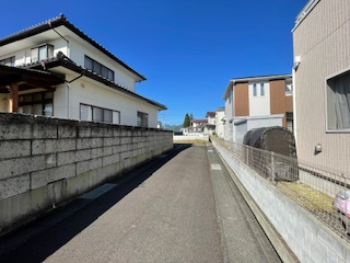 【前面道路含む現地写真】 | 福島市飯坂町平野角下　売地（Z）