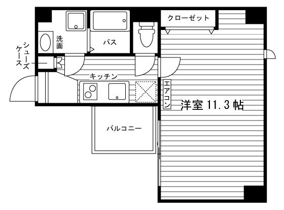 PAUSE役人町の間取り|代表的な間取りです。