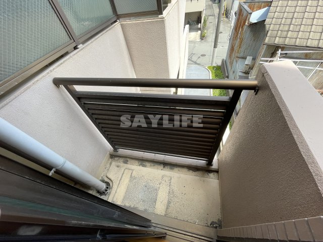 クレール緑橋のバルコニー