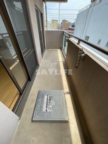 クレール緑橋のバルコニー