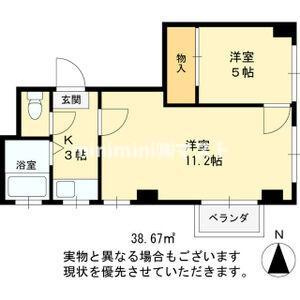パルミエール岸里の間取り