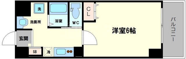 みおつくし堂島Ⅱの間取り