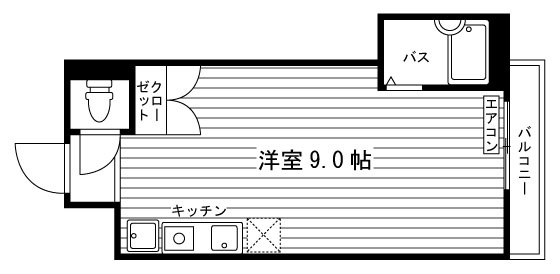 キャニオンテラスⅥの間取り