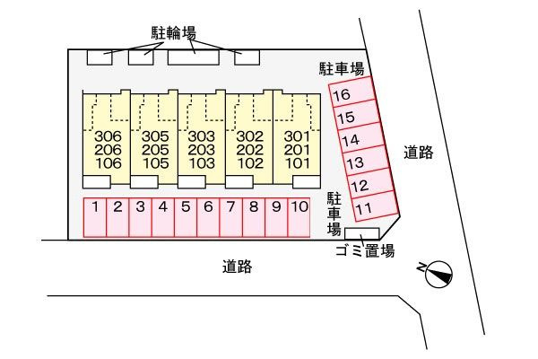 クオーレ山神　　刈谷市の賃貸ならクラスホーム刈谷店の駐車場