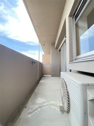 熊本市中央区本荘６丁目の賃貸マンションのバルコニー