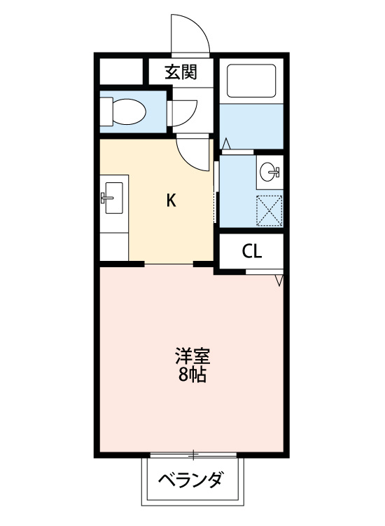 ティーワン半城土　　　刈谷市の賃貸ならクラスホーム刈谷店の間取り
