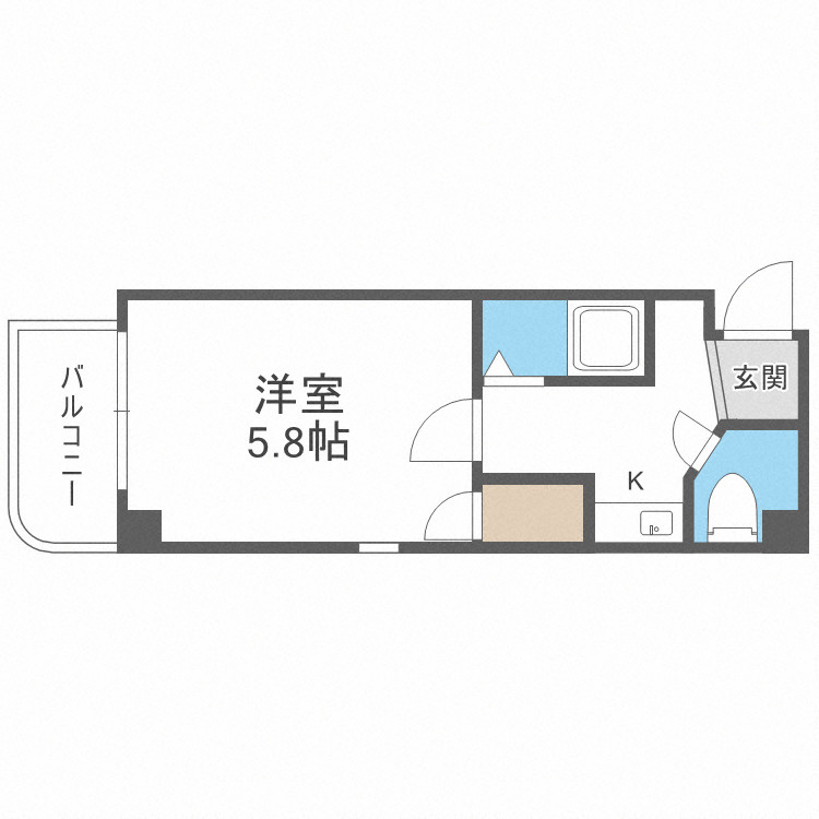 新町エビスの間取り