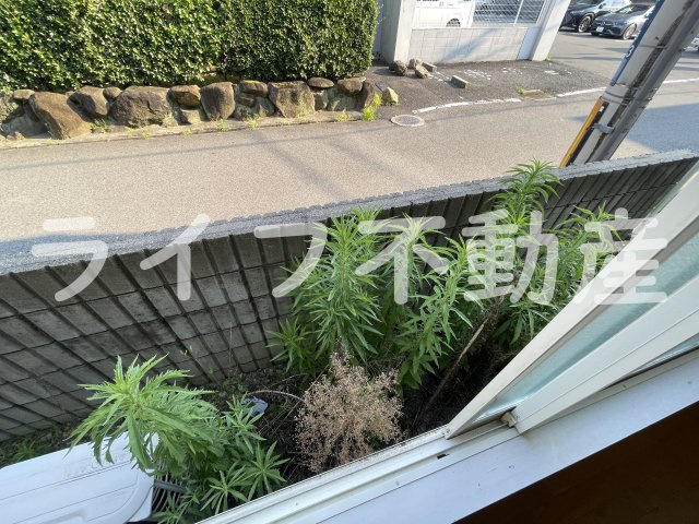 フルール五百石のバルコニー