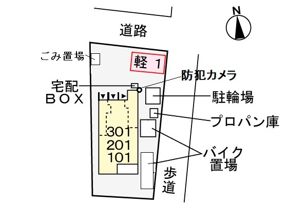 クリアネスMⅠの区画図