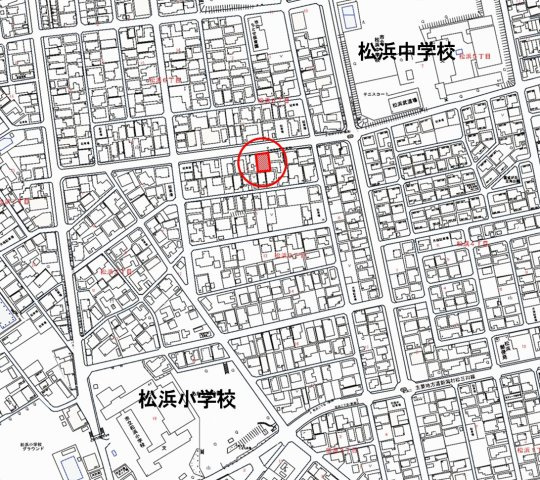【地図】 | 新潟市北区松浜3丁目4-9　売地